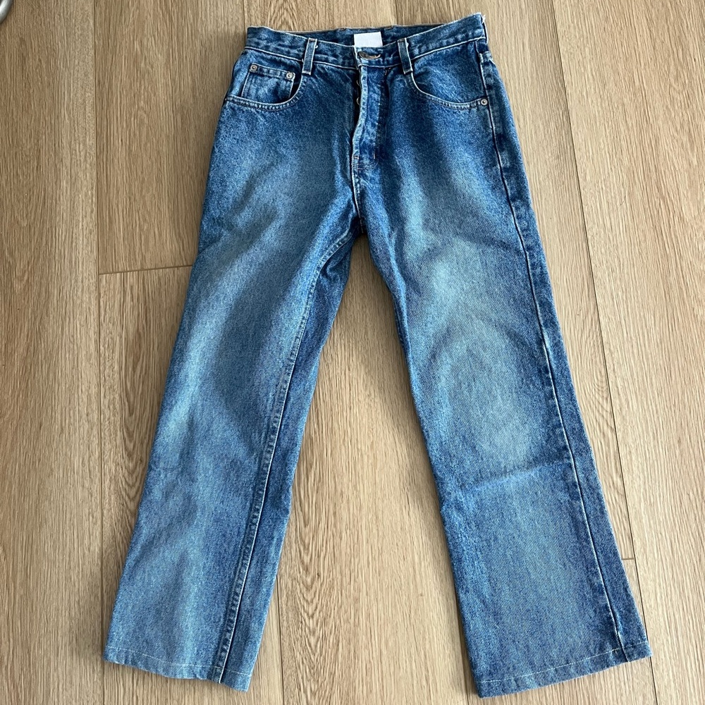 Vintage 90s Women's Straight Leg Blue Jeans